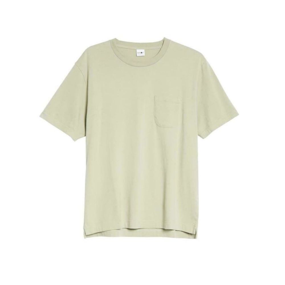 NNO7 Mens Green Lightweight, Casual Shirt L